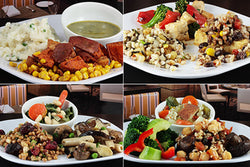 4 Up Front Weekly Vegetarian/Vegan Meal Orders Shipping (SAVE $28!!!)